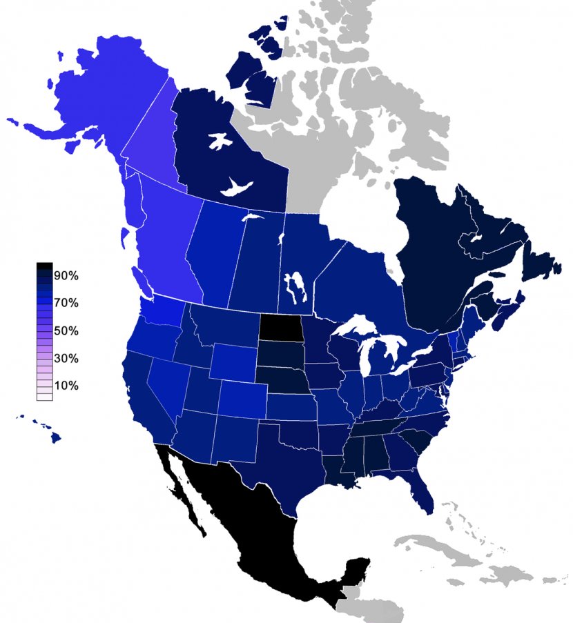 Canada United States Europe Continent - Map - America Transparent PNG