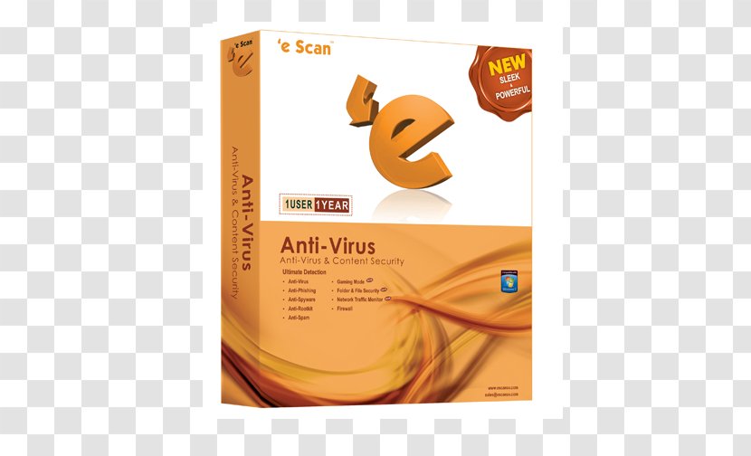 EScan Antivirus Software Computer Security Virus - Internet Suites Transparent PNG