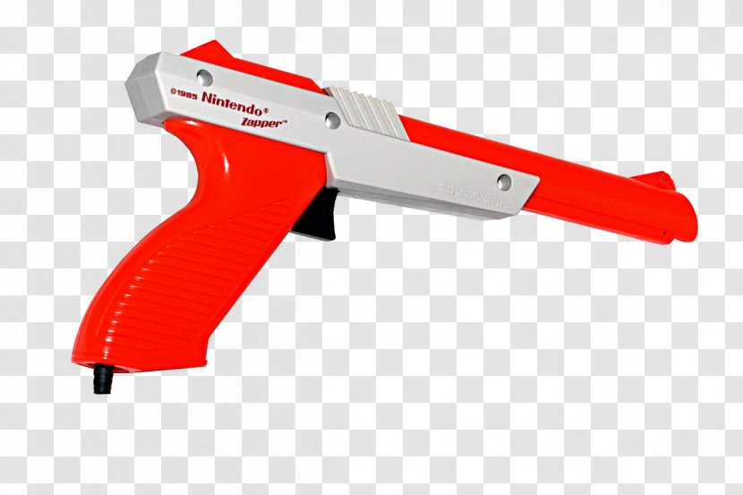 NES Zapper Super Nintendo Entertainment System Duck Hunt Wii PlayStation - Game Controllers - Water Gun Transparent PNG