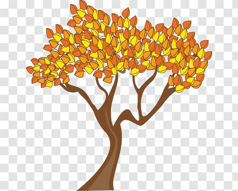Autumn Leaf Color Tree Clip Art - Yellow - Leaves Transparent PNG