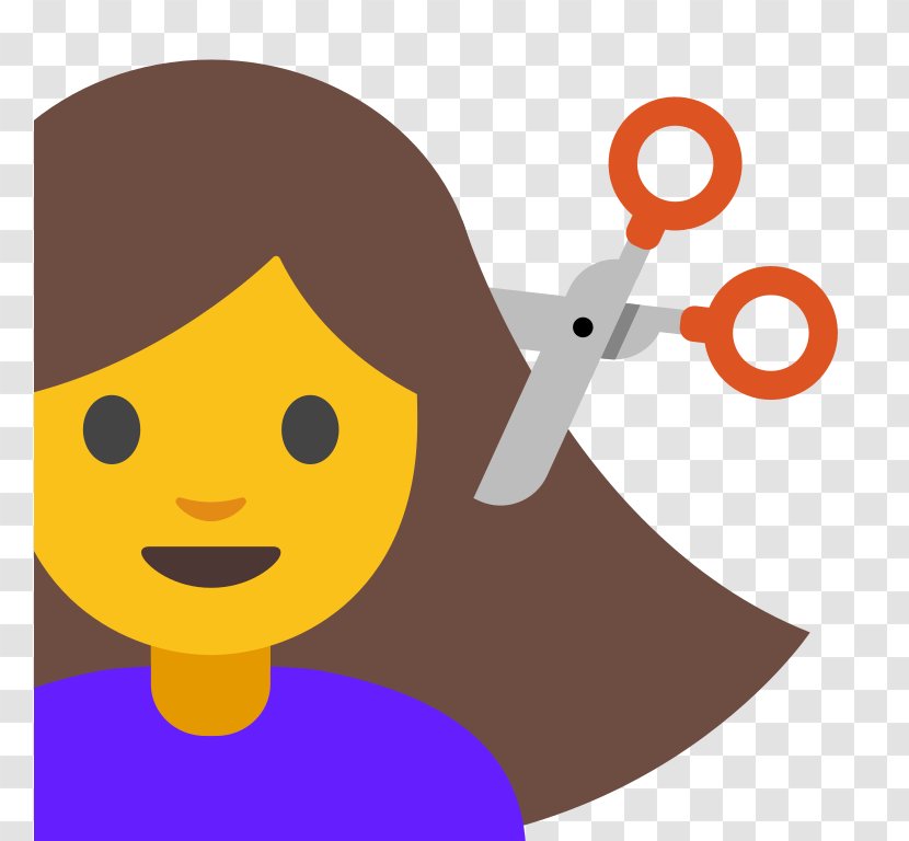 Emoji Hairstyle Unicode Woman - Face - Illustrator Transparent PNG
