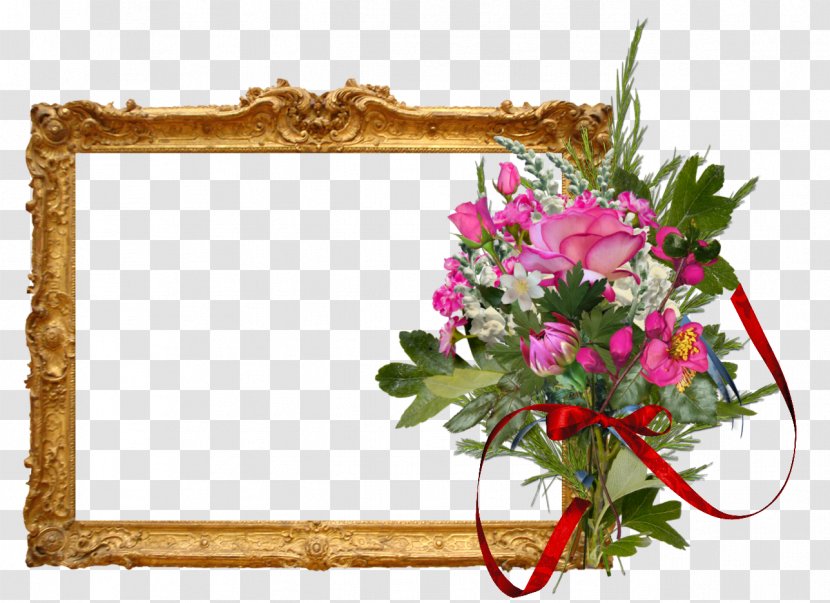 Flower Bouquet Picture Frames Floral Design Cut Flowers - Plant - Mirror Transparent PNG