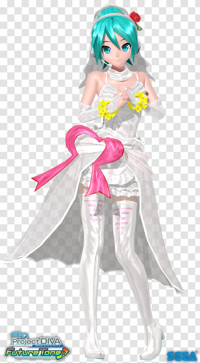 Hatsune Miku Wedding Dress MikuMikuDance Vocaloid - Tree Transparent PNG