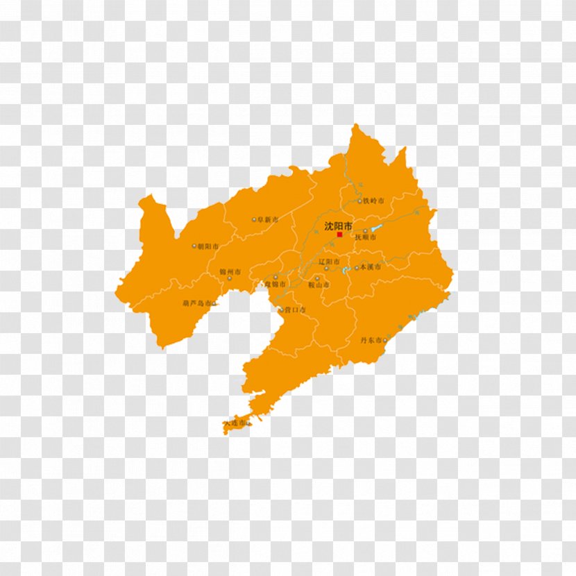 Yellow Sea Map Provinces Of China Illustration - Royaltyfree - City Liaoning Province Transparent PNG