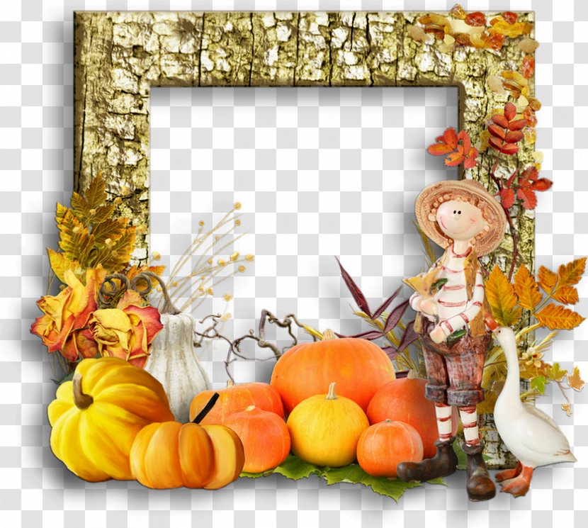 Picture Frames Pumpkin Autumn - Orange Sa Transparent PNG