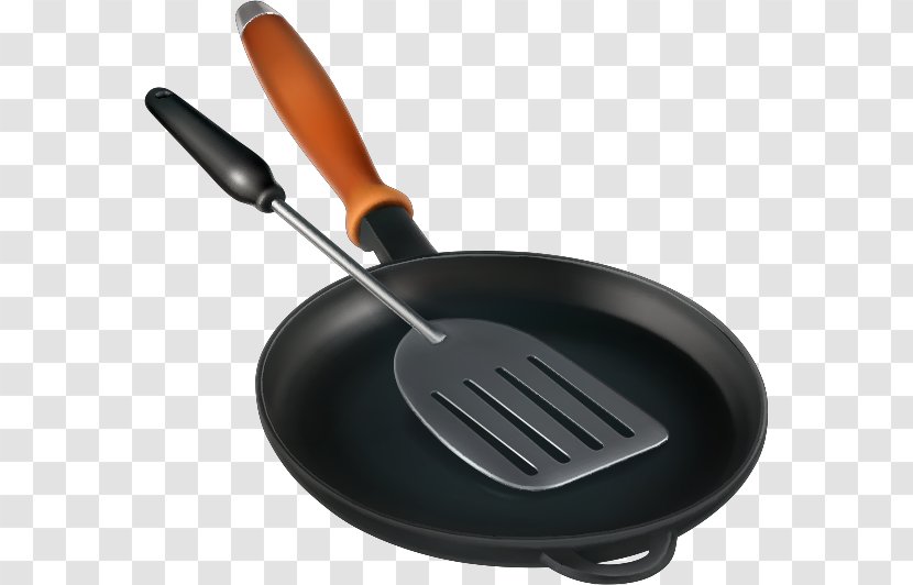 Spatula Frying Pan Kitchen Utensil - Cooking Transparent PNG