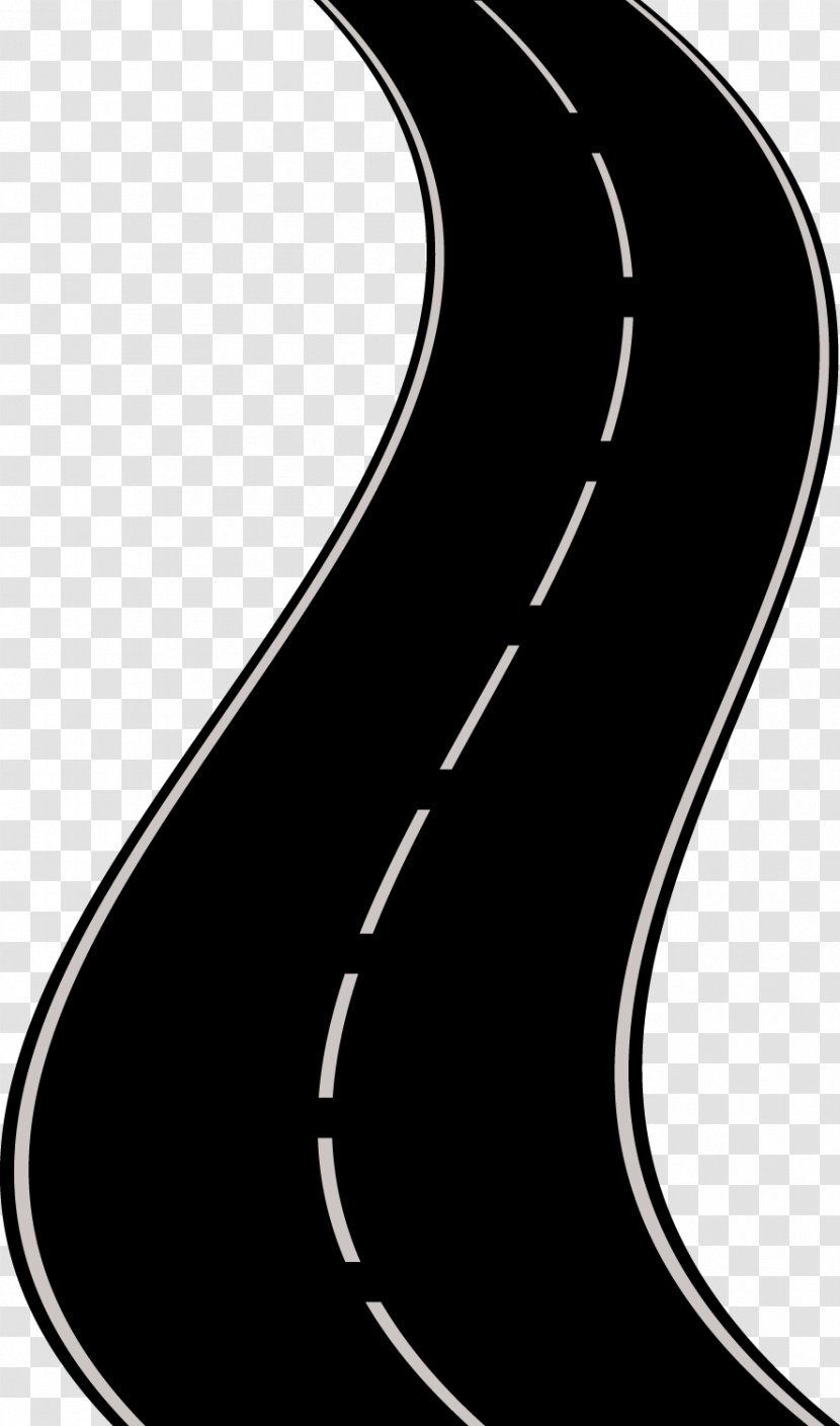 Road Highway Animation - Monochrome Photography Transparent PNG