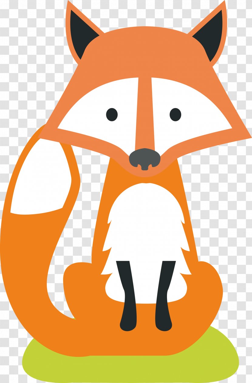 Euclidean Vector Download Animal - Carnivoran - Cartoon Fox Design Transparent PNG