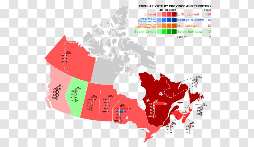 Canadian Federal Election, 1984 Canada 1958 2015 1953 - Election 1921 Transparent PNG