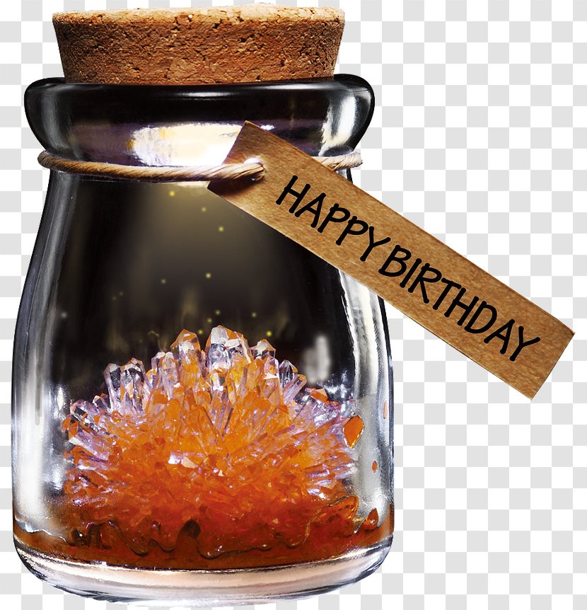 Crystal Growth Wish Birthday Flower - Voodoo Doll - Show Piece Transparent PNG