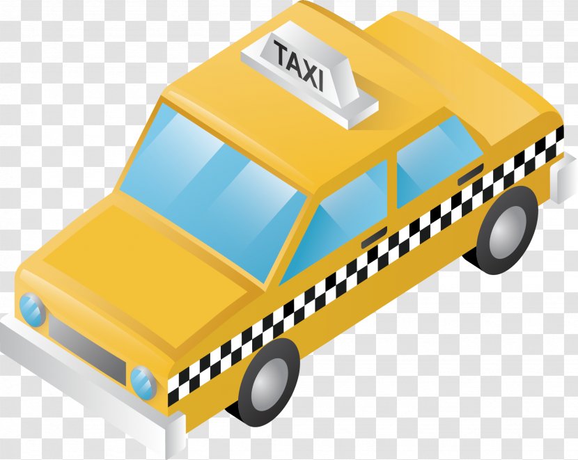 Taxi Yellow Software - Brand - Vector Transparent PNG