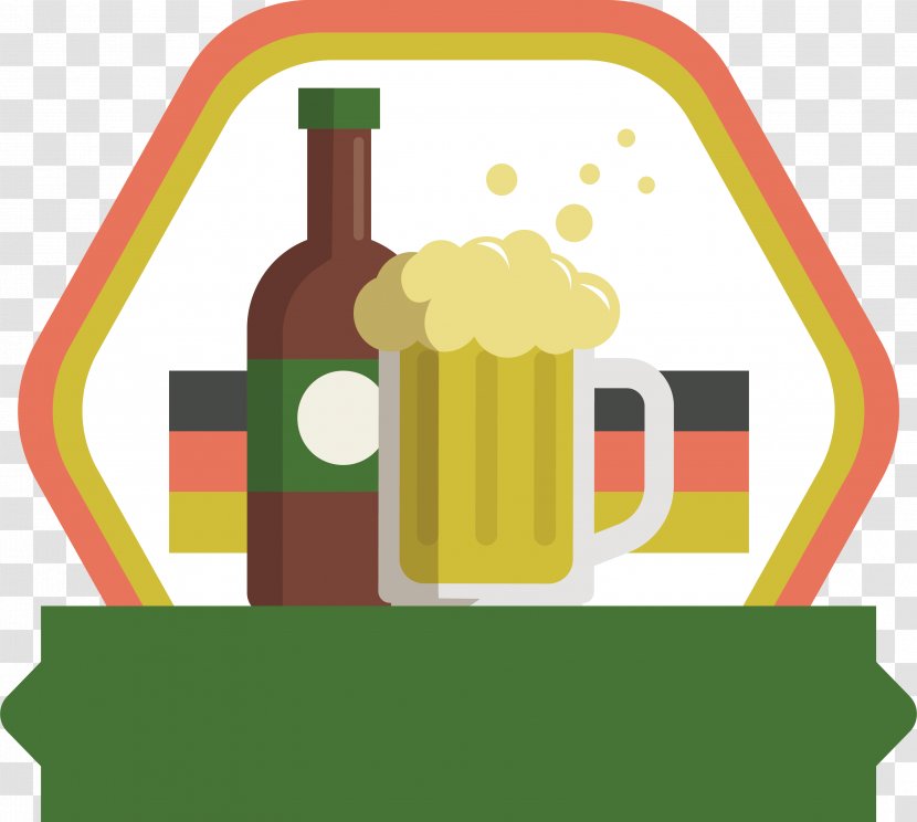 Hexagon Clip Art - Geometry - Beer Festival Label Transparent PNG