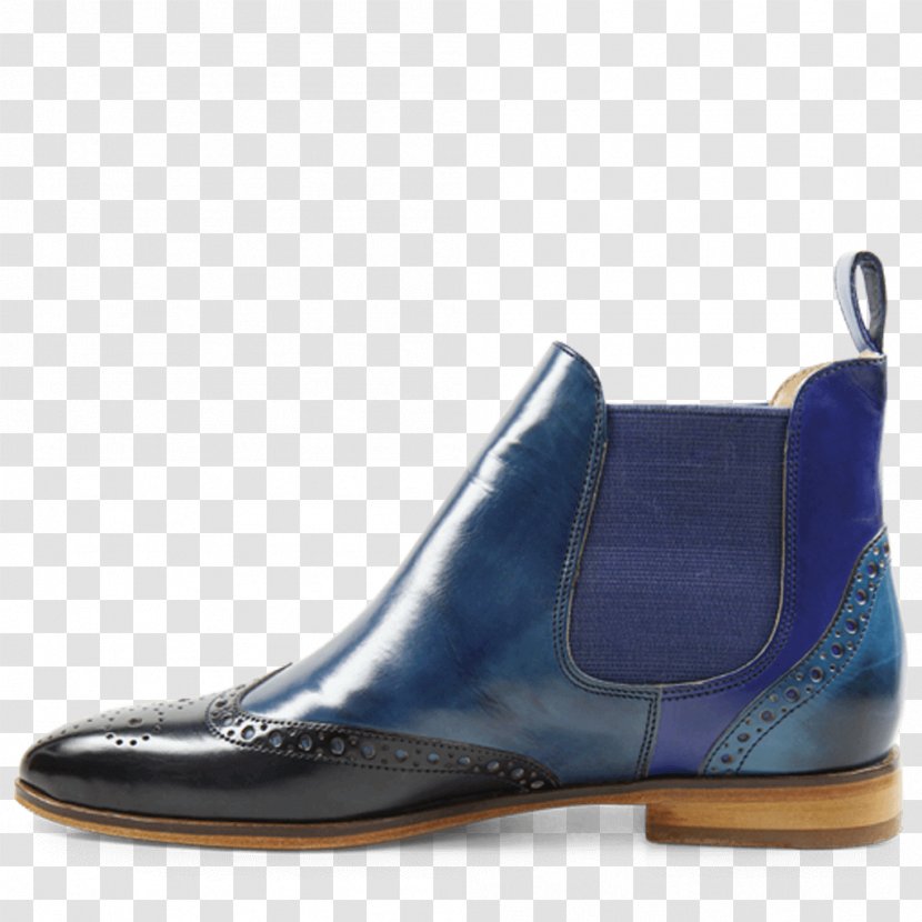 Shoe Leather Cobalt Blue Boot - Navy Mid Heel Shoes For Women Transparent PNG