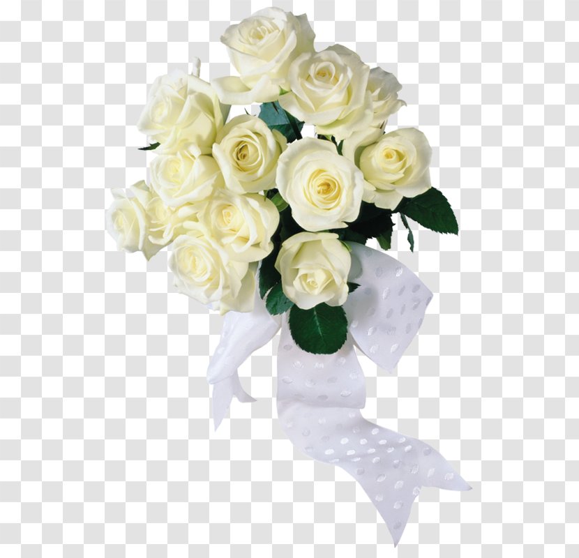 Flower Bouquet Rose White - Wedding - A Of Roses Transparent PNG