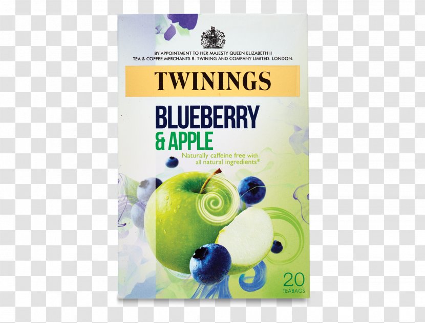 Green Tea Fruit Twinings Bag - Brand - Blueberry Transparent PNG