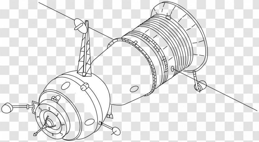 International Space Station Soyuz Cargo Spacecraft Progress - Outer - Astronaut Transparent PNG