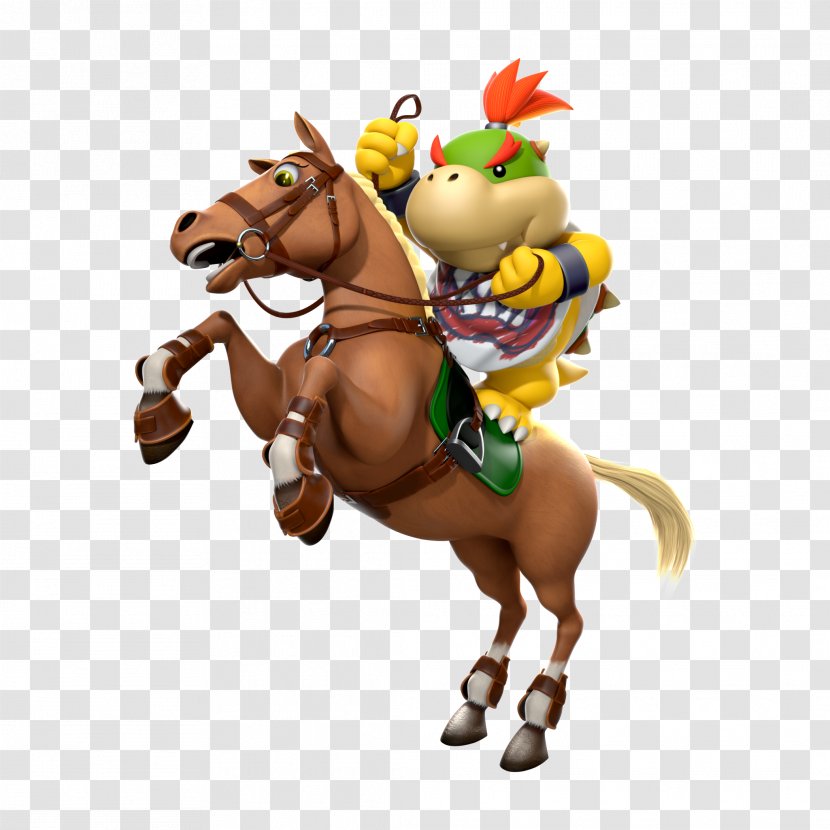 Mario & Sonic At The Olympic Games Rio 2016 Winter Wii U Bowser - Mustang Horse - Nintendo Transparent PNG