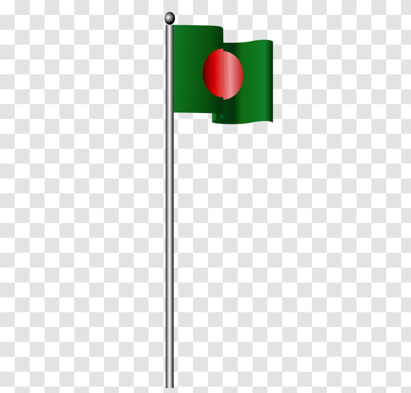 Flag Of Bangladesh Flagpole Clip Art - Sign Transparent PNG