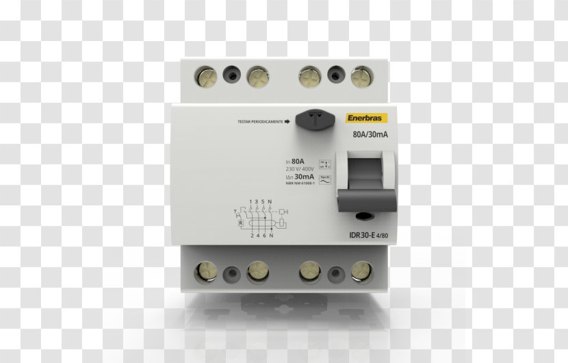 Circuit Breaker Residual-current Device Ground Fault Ampere - Eletrica Transparent PNG
