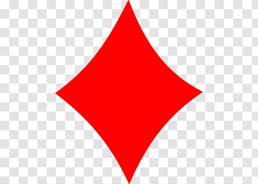 Area Triangle Pattern - Red - Card Diamond Cliparts Transparent PNG
