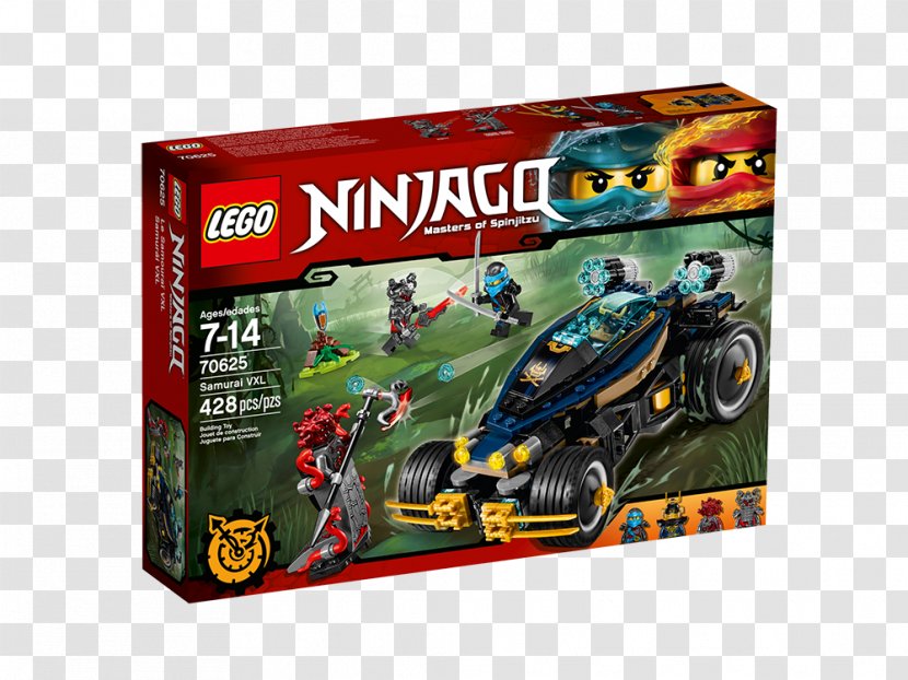 Lego Ninjago LEGO 70625 NINJAGO Samurai VXL Toy 70750 Ninja DB X - Masters Of Spinjitzu Transparent PNG