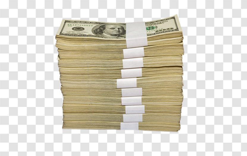Banknote Money United States Dollar Stack - One Hundreddollar Bill - Dinero Transparent PNG
