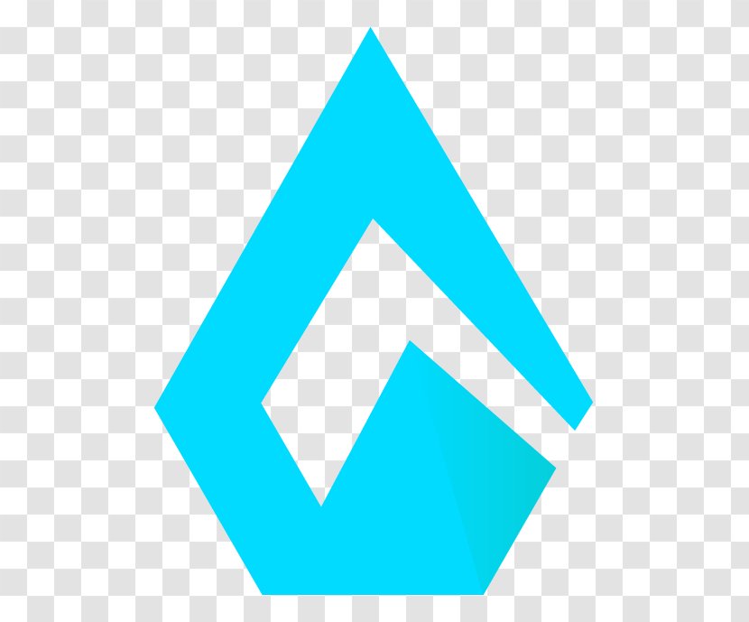 Logo Line Brand Angle - Blue Transparent PNG