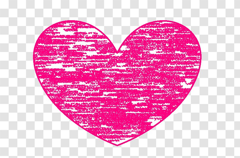 Heart Magenta Color - J Transparent PNG