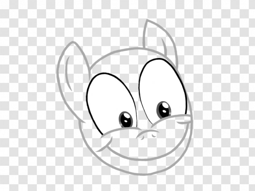 Whiskers Cat Drawing Snout Clip Art - Cartoon Transparent PNG