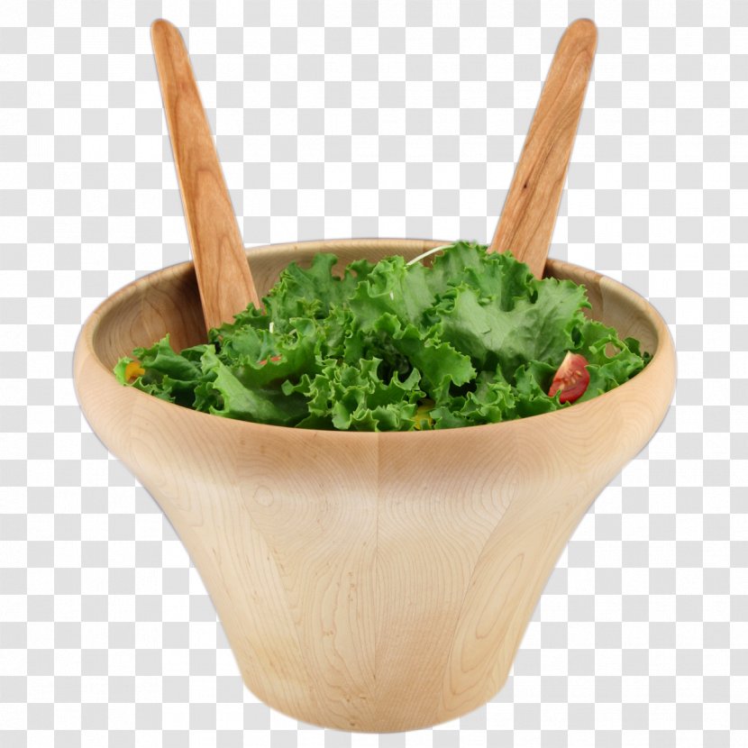 Bowl Leaf Vegetable Salad Kitchenware - Flowerpot Transparent PNG