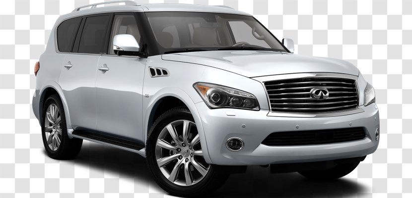 2015 INFINITI QX80 Sport Utility Vehicle 2014 Car - Rim Transparent PNG