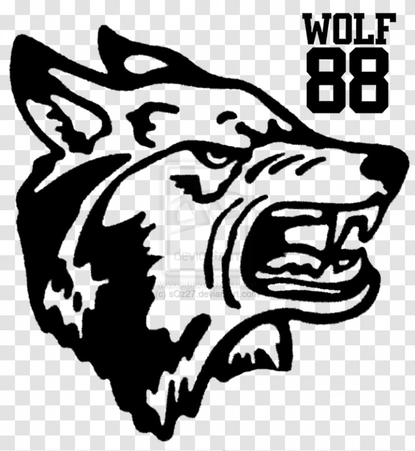 EXO-K Wolf XOXO Logo - Monochrome - Neve Campbell Transparent PNG