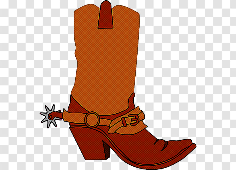 Footwear Cowboy Boot Boot Shoe Brown Transparent PNG