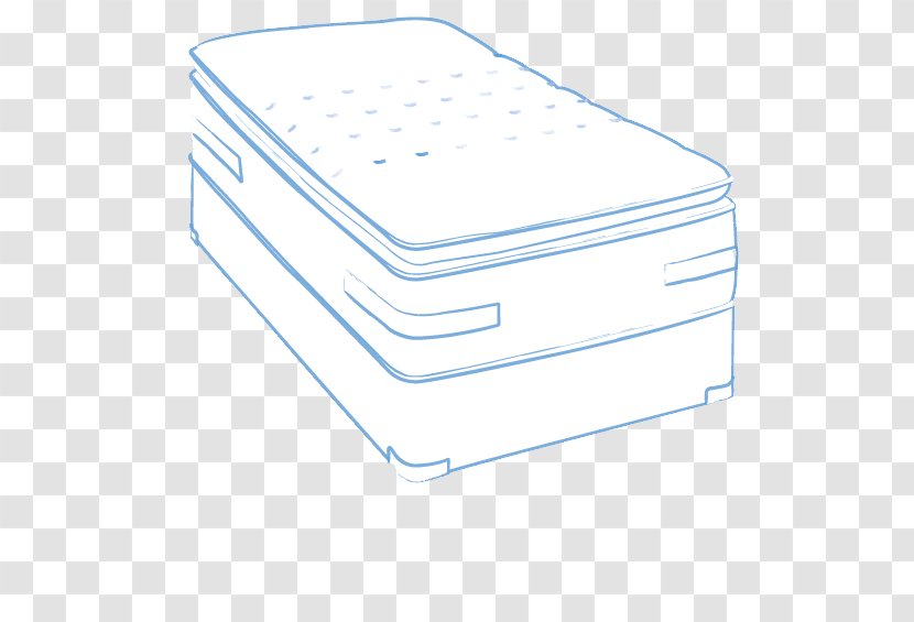 Mattress Material Line - Single Bed Transparent PNG