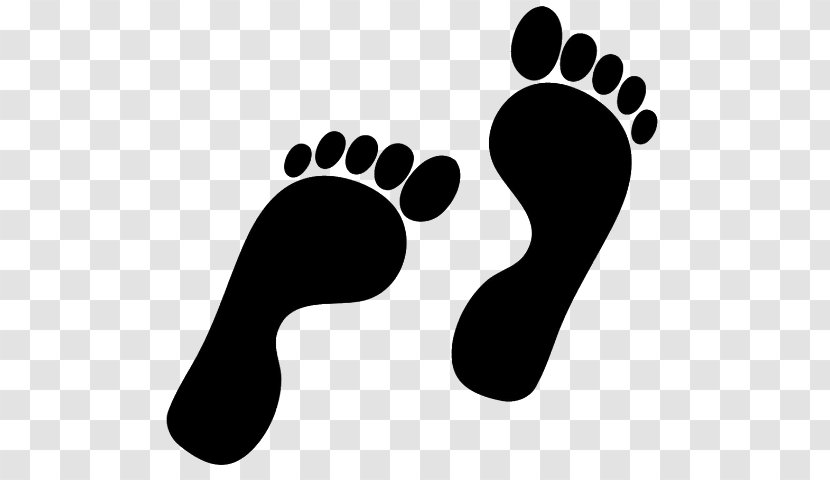 Footprint Clip Art Silhouette Image Free Content - Foot Transparent PNG