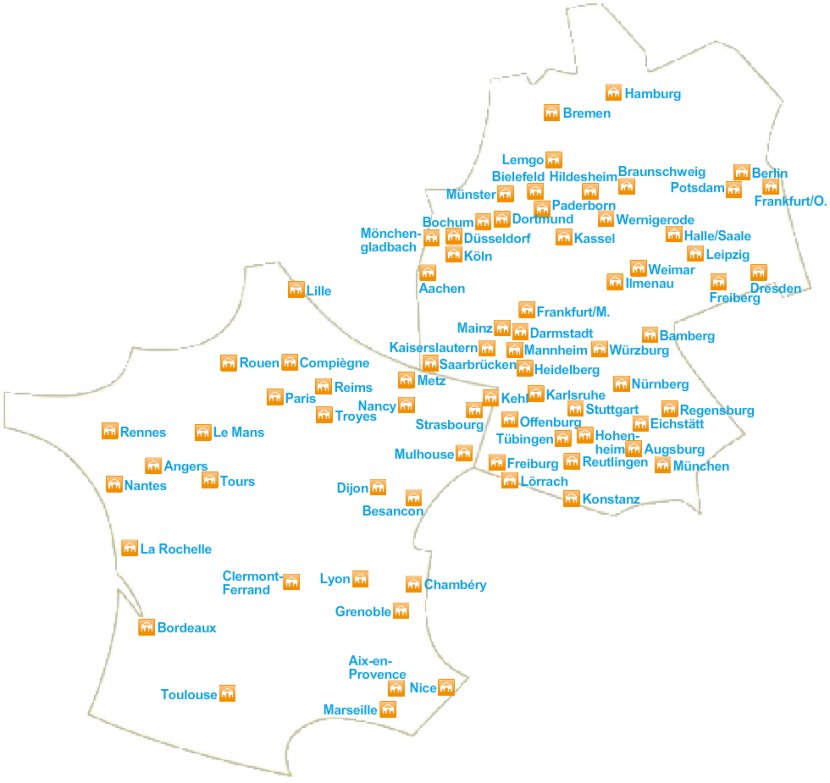 The Franco-German University College Higher Education School - Information Map Transparent PNG