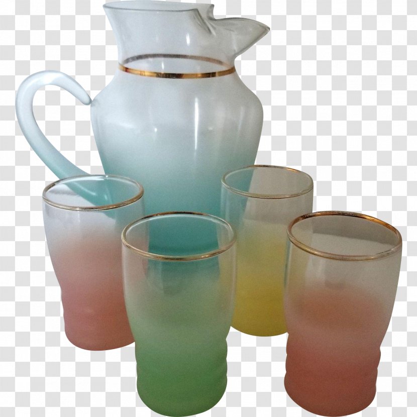 Jug Glass Art Pitcher Vase - Drinkware Transparent PNG