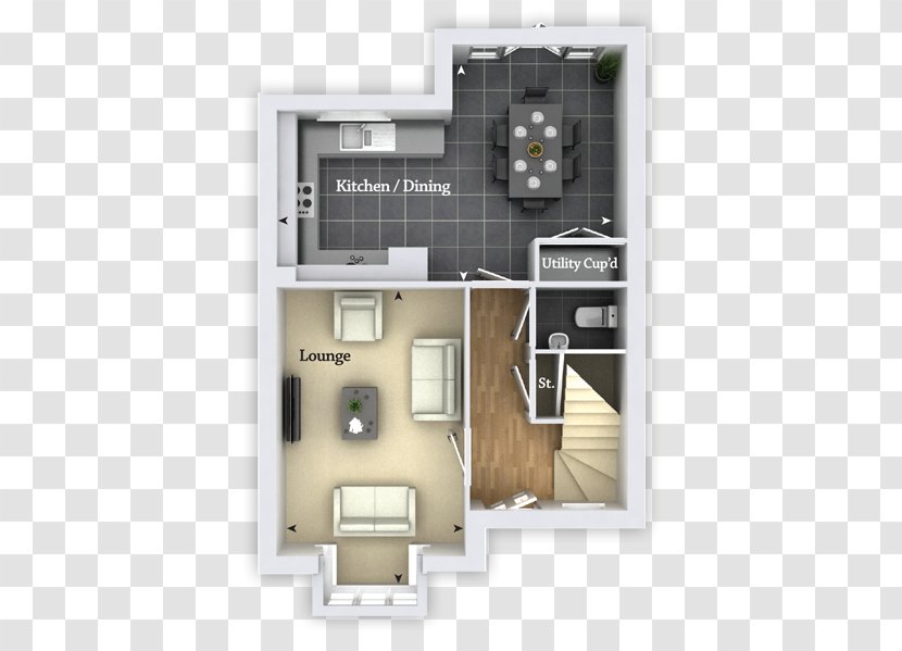 Floor Plan Bedroom Open House Bay Window - Deardon Way Transparent PNG