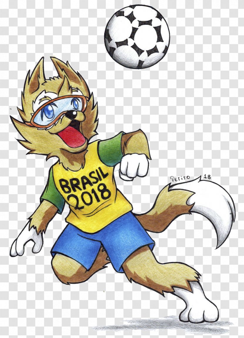 2018 World Cup 2014 FIFA Brazil Mascot Russia - Ball Transparent PNG