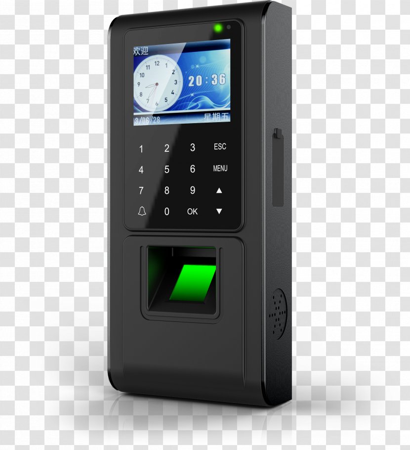 Access Control Fingerprint Facial Recognition System Product - Hardware Transparent PNG