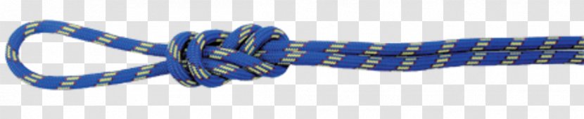 Rope Line Font - Blue - Figureeight Knot Transparent PNG