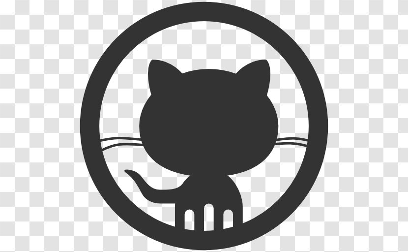 GitHub - Silhouette - Github Logo Save Icon Format Transparent PNG