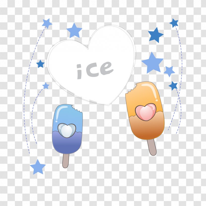 Baby Shower Infant Game Party Birthday - Ice Cream Decoration Stars Transparent PNG