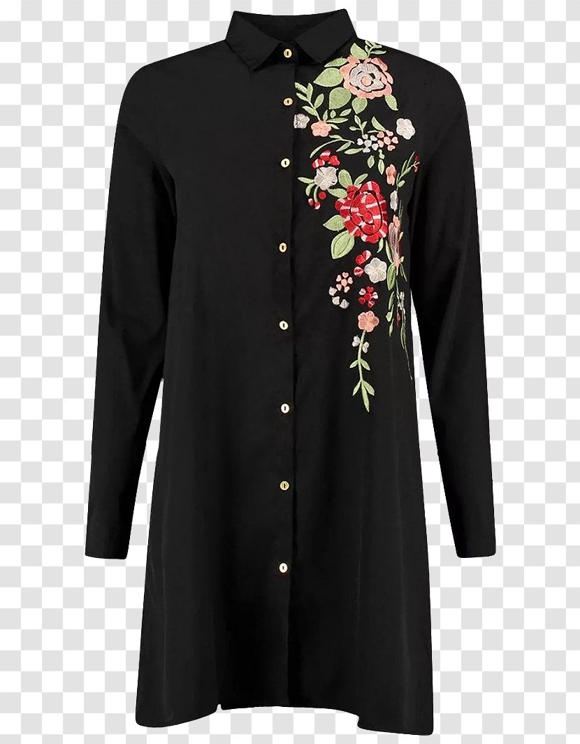 T-shirt Robe Dress Sleeve - Overcoat - Long Sweater Dresses Transparent PNG