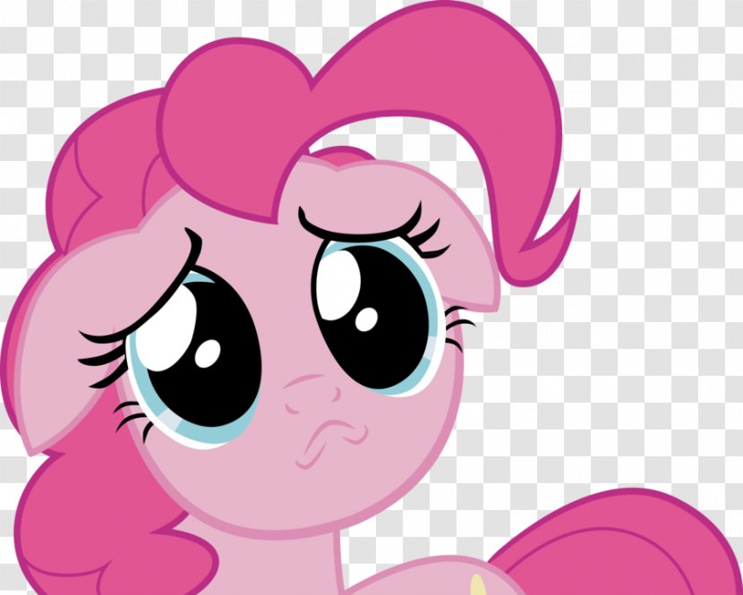Pinkie Pie Rarity Applejack Pony Sadness - Cartoon - Unhappy Face Picture Transparent PNG
