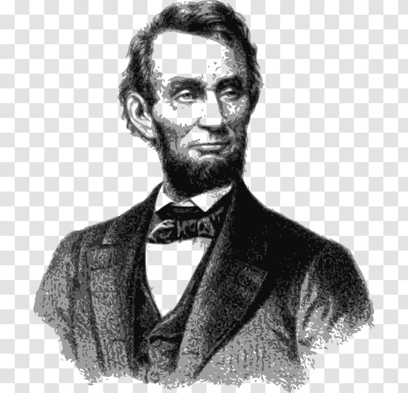 Portrait Of Abraham Lincoln United States Clip Art - President The - Famous Cliparts Transparent PNG