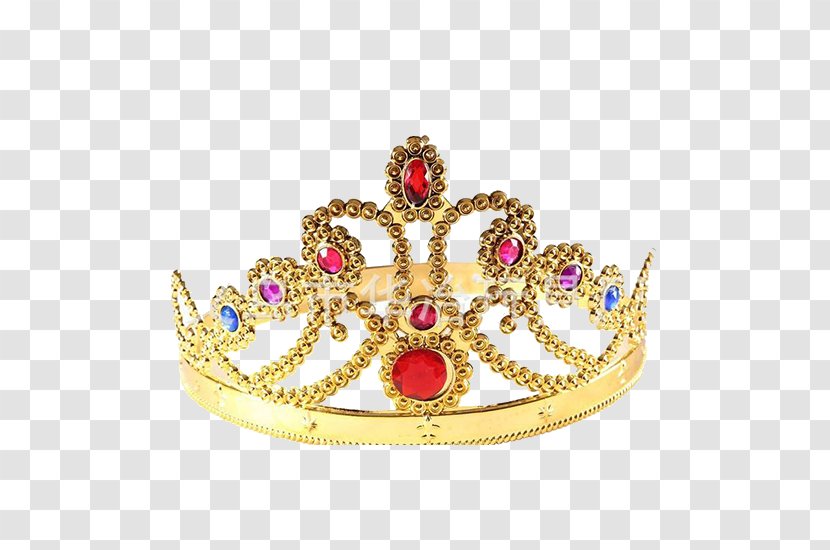Crown Headpiece Birthday - Gold - Golden Transparent PNG