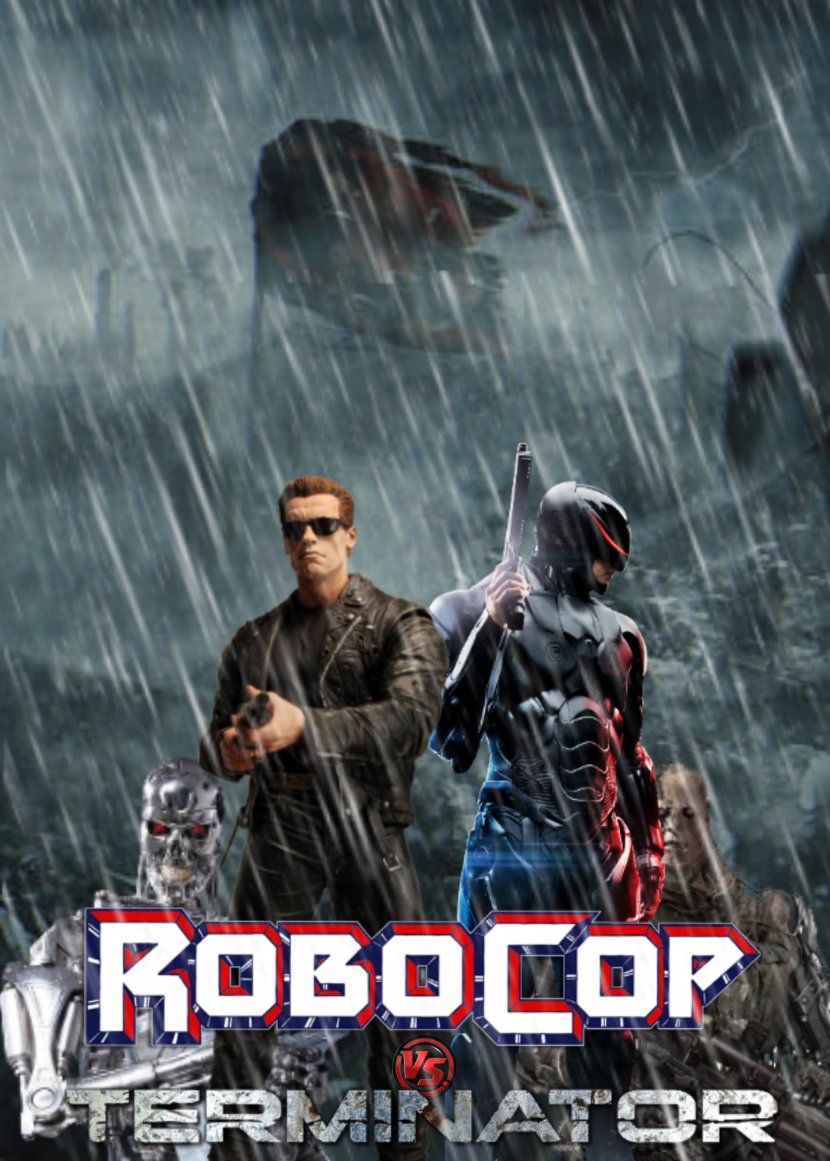 RoboCop Versus The Terminator Film Poster - Robocop Transparent PNG