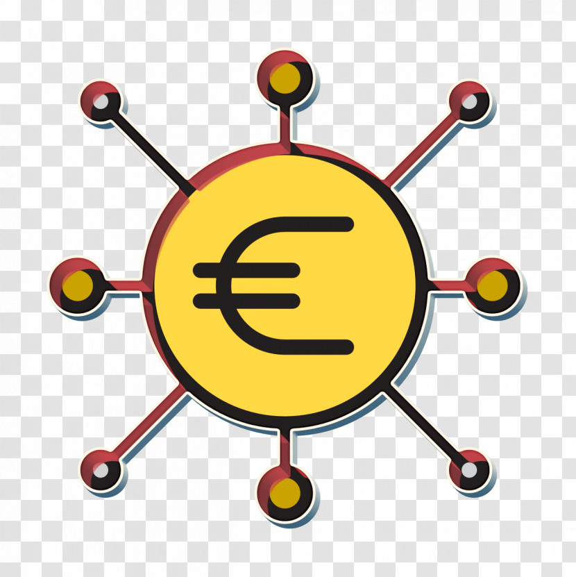 Startup New Business Icon Euro Icon Funding Icon Transparent PNG