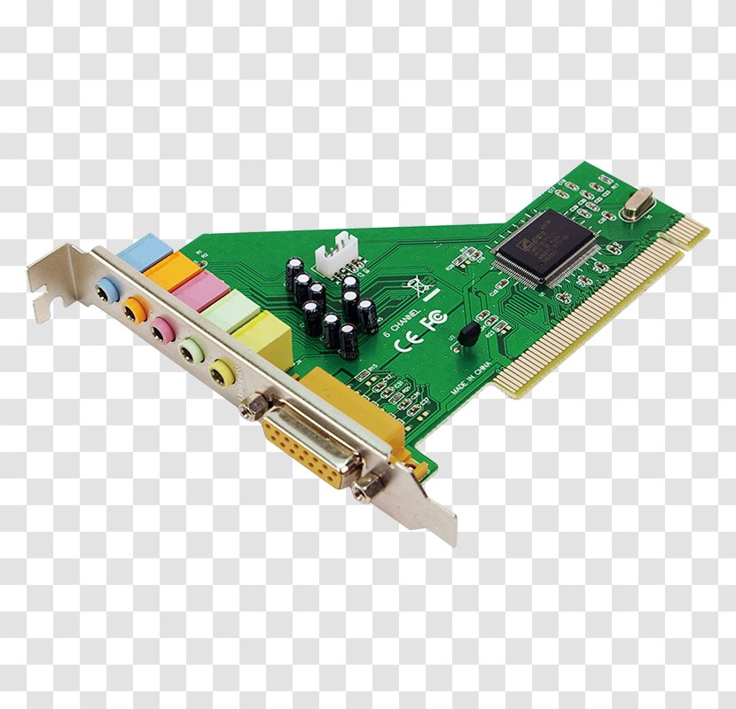 Sound Cards & Audio Adapters 5.1 Surround Conventional PCI Game Port Computer - Hardware - Recharge Card Transparent PNG